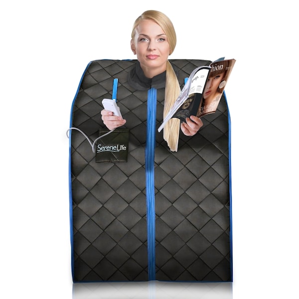Serenelife Compact & Portable Infrared Sauna, SLISAU10BK SLISAU10BK - main